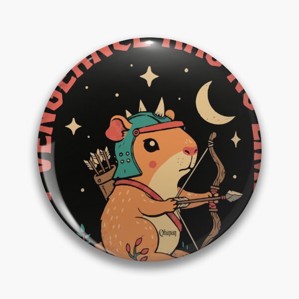 Item preview, "My Vengeance Has No Limits" Warrior Guinea Pig designed and sold by QhapaqStore.