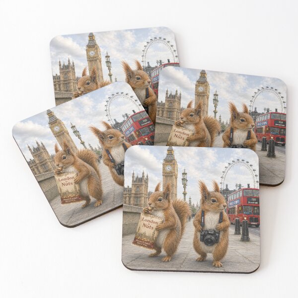 Item preview, The Squirrels in London designed and sold by ObviouslyBrill.
