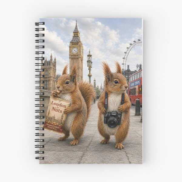 Item preview, The Squirrels in London designed and sold by ObviouslyBrill.