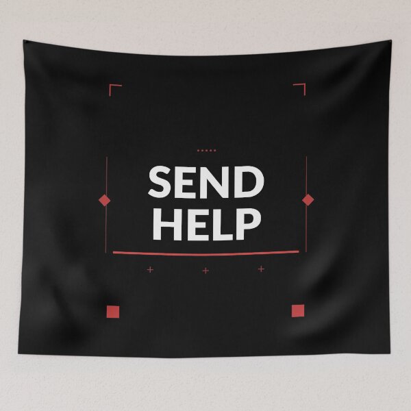 Item preview, Send Help Shirt | Funny Burnout Gift for Overwhelmed People and Coworkers designed and sold by Daily Mood Tees.