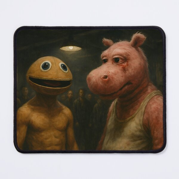 Item preview, Rainbow: Zippy & George Fight Club designed and sold by Hyper-fantasia.