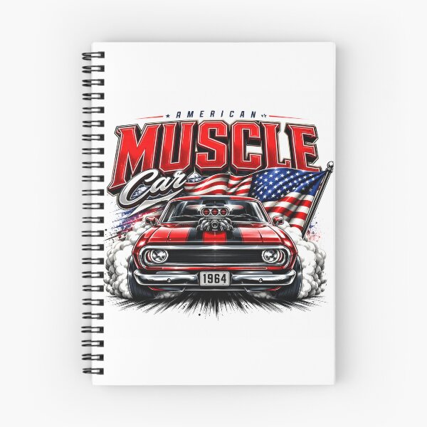 Item preview, American Muscle Car 1964 – Ultra Modern Vintage Muscle Car Graphic Tee designed and sold by allin14fun.