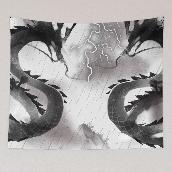 Item preview, Storm Dragons: Mystical Sumi-e Art designed and sold by Kanniax.