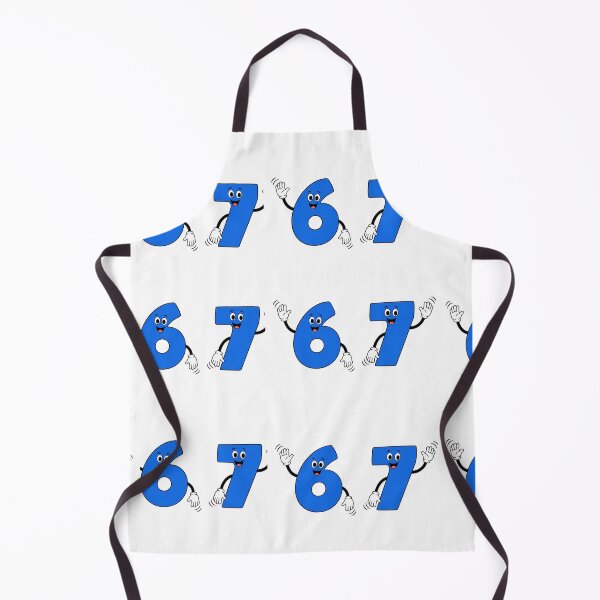 Item preview, 6 and 7 Waving Cartoon Numbers designed and sold by Wear_Vibe.