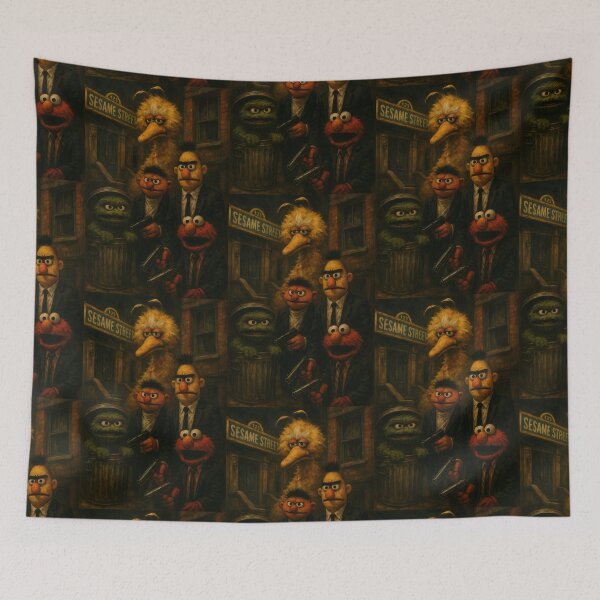 Item preview, Quentin Tarantino’s Sesame Street designed and sold by Hyper-fantasia.