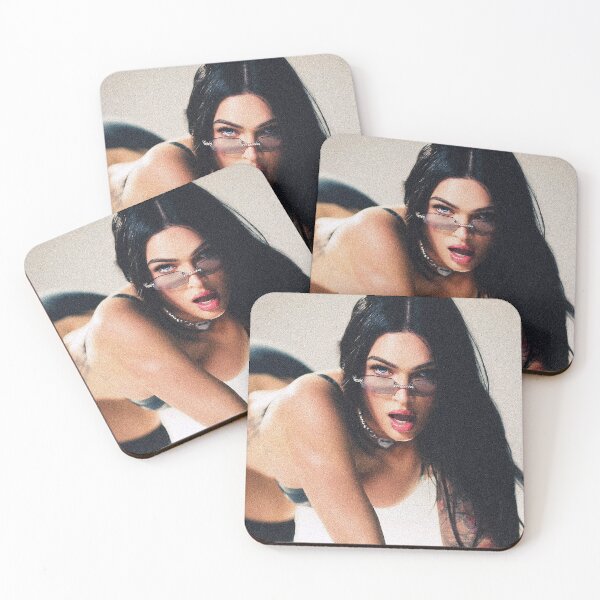 Item preview, Megan Fox glasses and tattoos (fan art) designed and sold by PopCultureAndStuff.