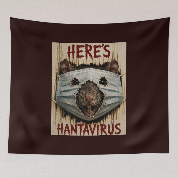Item preview, Here’s Hantavirus Horror Rat Parody designed and sold by NapoliApparel.
