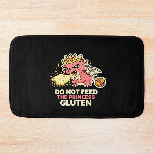Item preview, Do Not Feed The Princess Gluten Funny Gluten Free Dragon Shirt designed and sold by VibeOffline Studio.