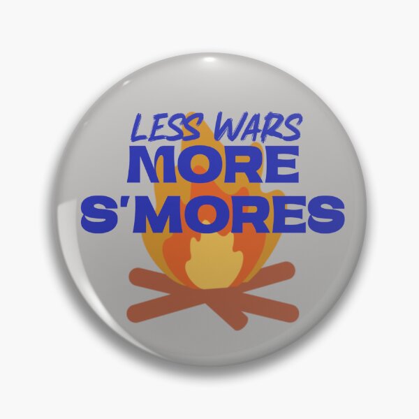 Item preview, less war more smores, human made designed and sold by GiSilver.