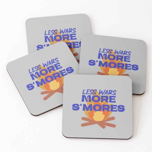 Item preview, less war more smores, human made designed and sold by GiSilver.