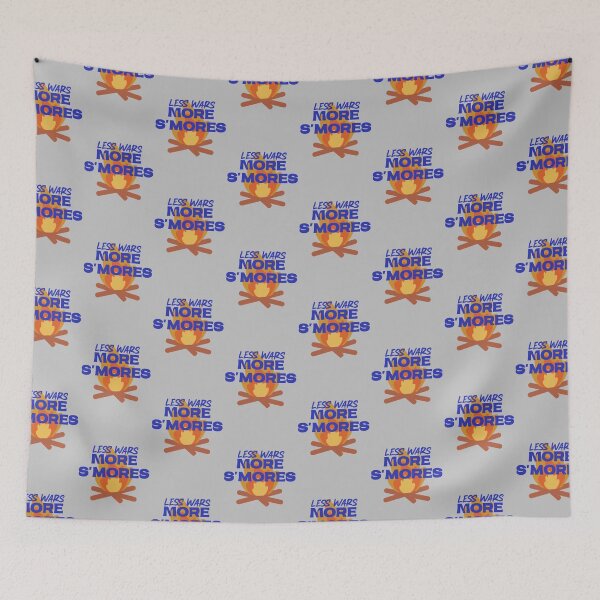 Item preview, less war more smores, human made designed and sold by GiSilver.