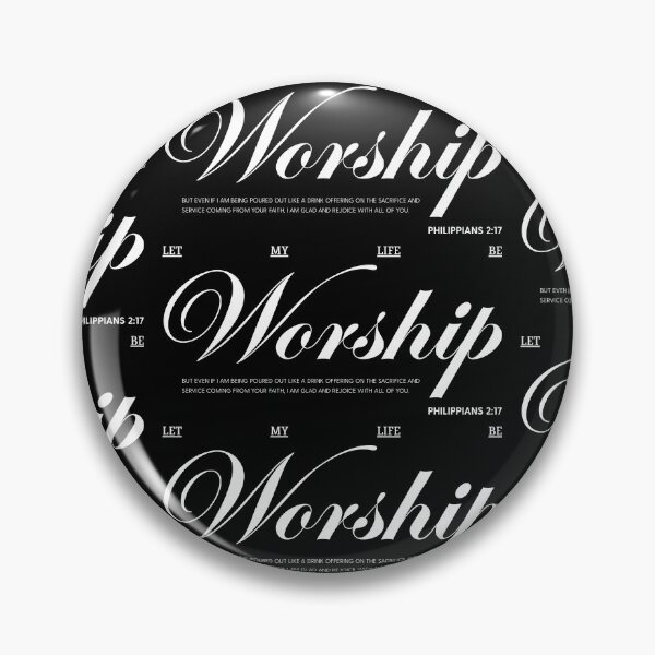 Item preview, Worship minimalist Christian design Philippians designed and sold by Luz y Estilo.