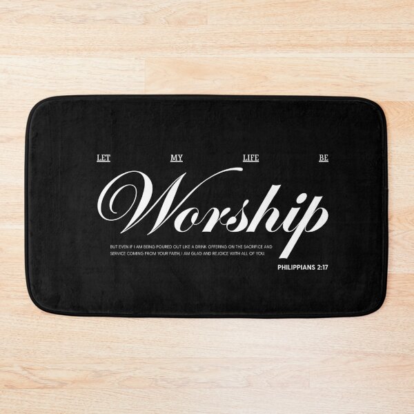 Item preview, Worship minimalist Christian design Philippians designed and sold by Luz y Estilo.