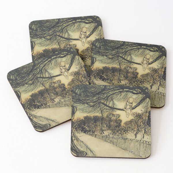 Item preview, Peter Pan - Arthur Rackham - Vintage Gothic Storybook Forest Illustration for Fantasy Lovers designed and sold by RickE.