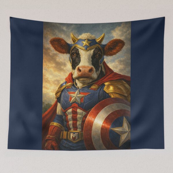 Item preview, Cow Super Hero designed and sold by CarolM.