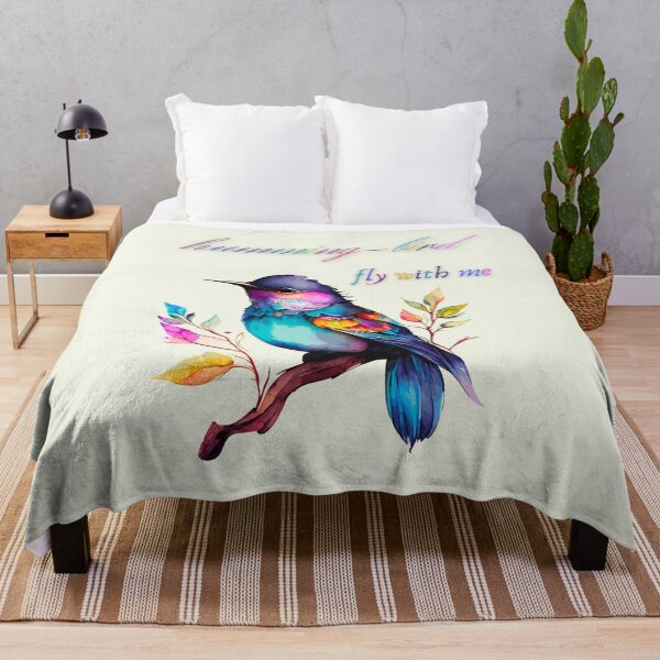 Item preview, Fly With Me Humming-bird Tee designed and sold by Aimetoi.