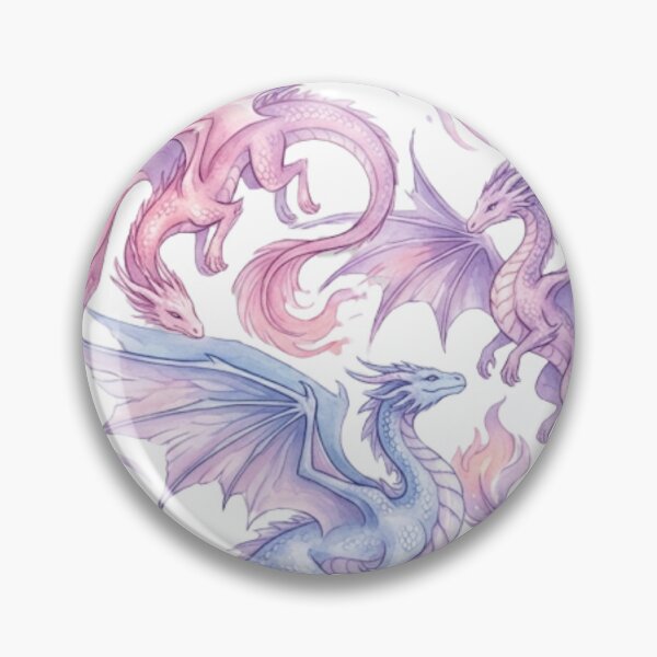 Item preview, Pastel Dragon Circle Fantasy  designed and sold by veloraastudio.