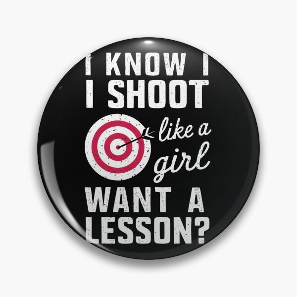 Item preview, Shoot Like A Girl Lesson designed and sold by SiarheiYur.