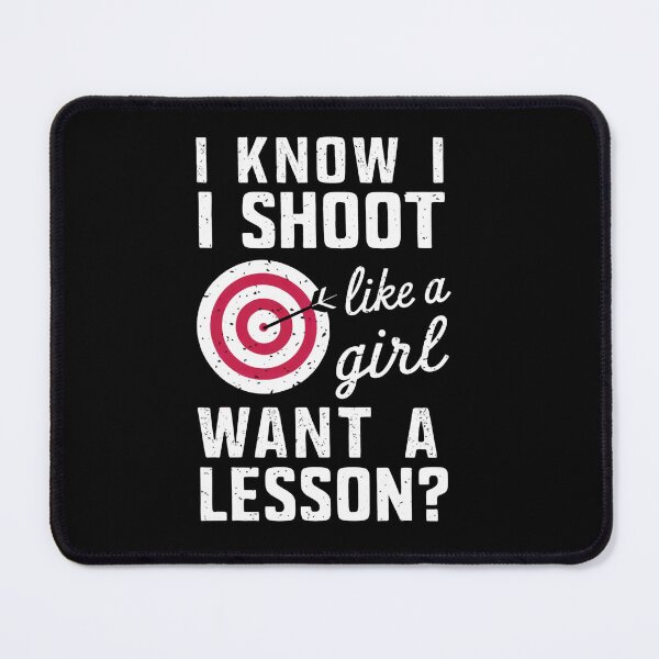 Item preview, Shoot Like A Girl Lesson designed and sold by SiarheiYur.