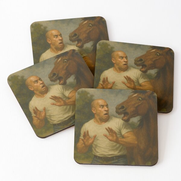 Item preview, Vin Diesel Scared by a Horse designed and sold by Hyper-fantasia.
