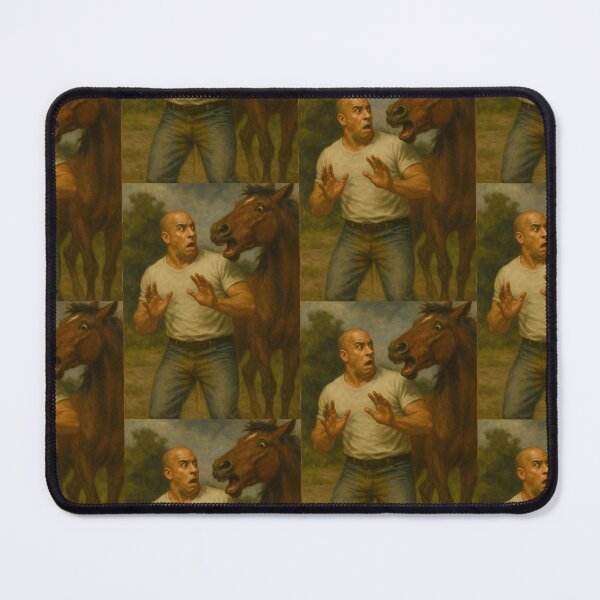 Item preview, Vin Diesel Scared by a Horse designed and sold by Hyper-fantasia.