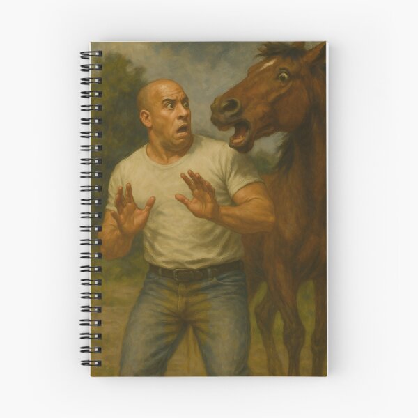 Item preview, Vin Diesel Scared by a Horse designed and sold by Hyper-fantasia.