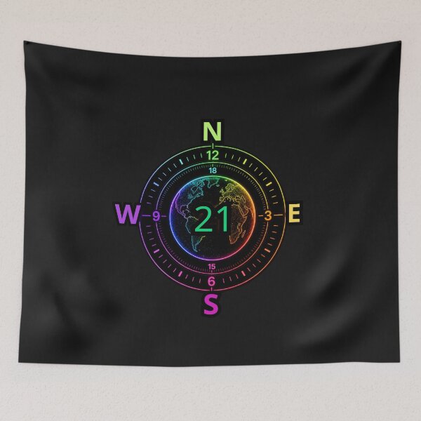 Item preview, NUMEROLOGY COMPASS 21 designed and sold by Aimetoi.