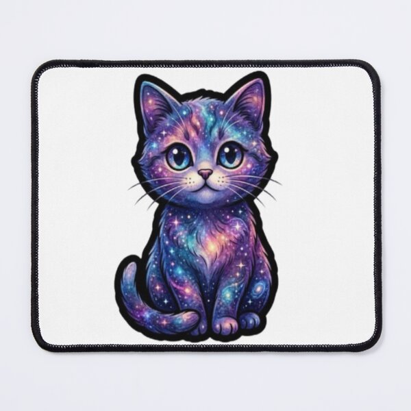 Item preview, Galaxy Cat Cosmic Sticker designed and sold by ckartes100.