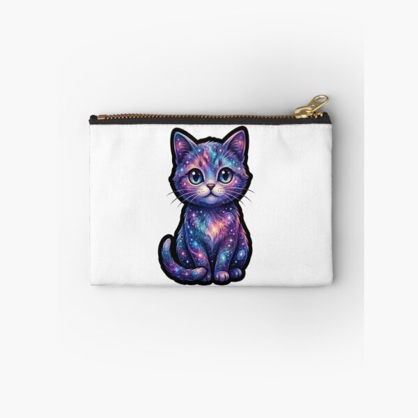 Item preview, Galaxy Cat Cosmic Sticker designed and sold by ckartes100.