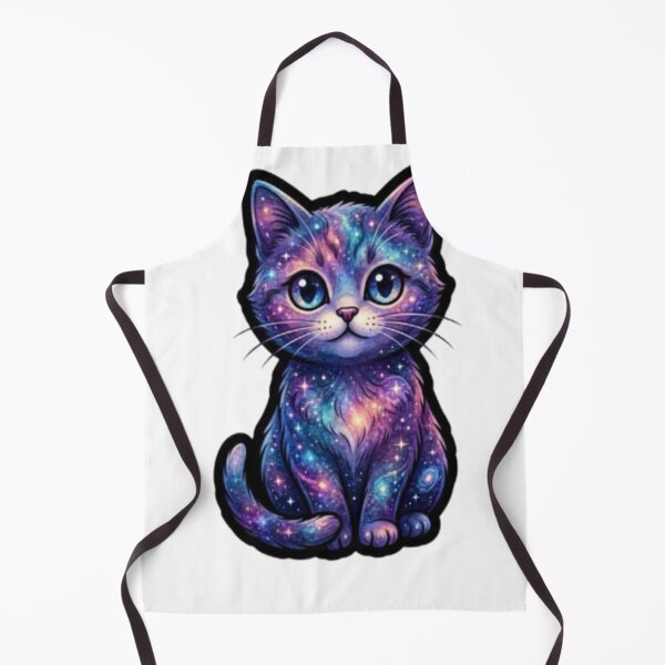 Item preview, Galaxy Cat Cosmic Sticker designed and sold by ckartes100.