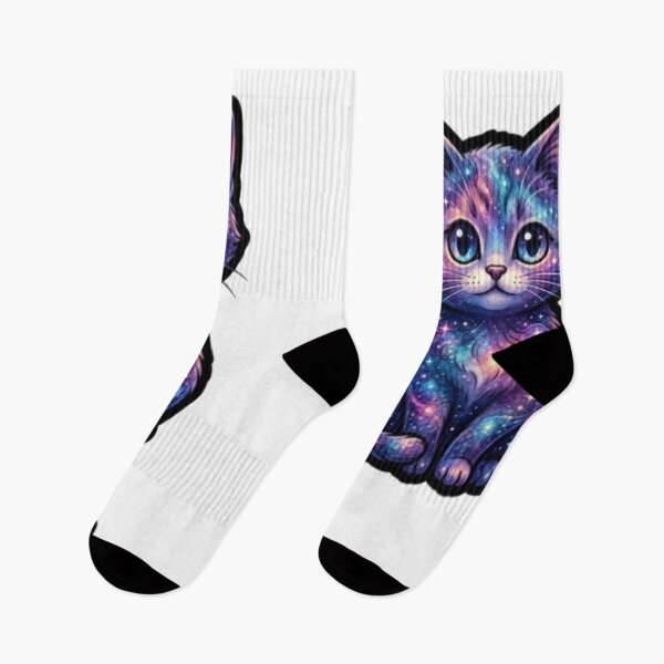 Item preview, Galaxy Cat Cosmic Sticker designed and sold by ckartes100.