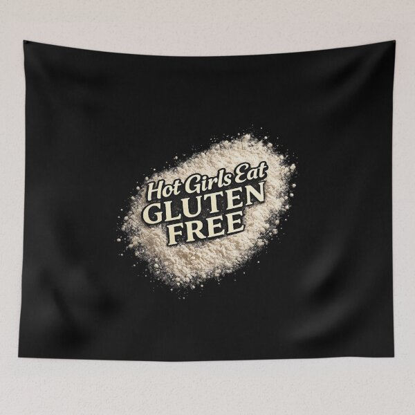 Item preview, Hot Girls Eat Gluten Free Funny Retro Gluten Free Shirt, Do Not Feed The Princess Gluten designed and sold by VibeOffline Studio.