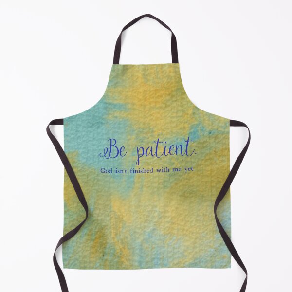Item preview, Be Patient God isn't finished with me yet, human made meme designed and sold by GiSilver.