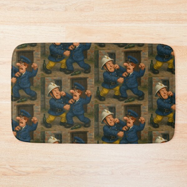 Item preview, Postman Pat & Fireman Sam Fight designed and sold by Hyper-fantasia.