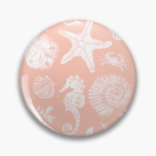 Item preview, Vintage White Washed Sea Life in Coral  designed and sold by PD-Coastal.
