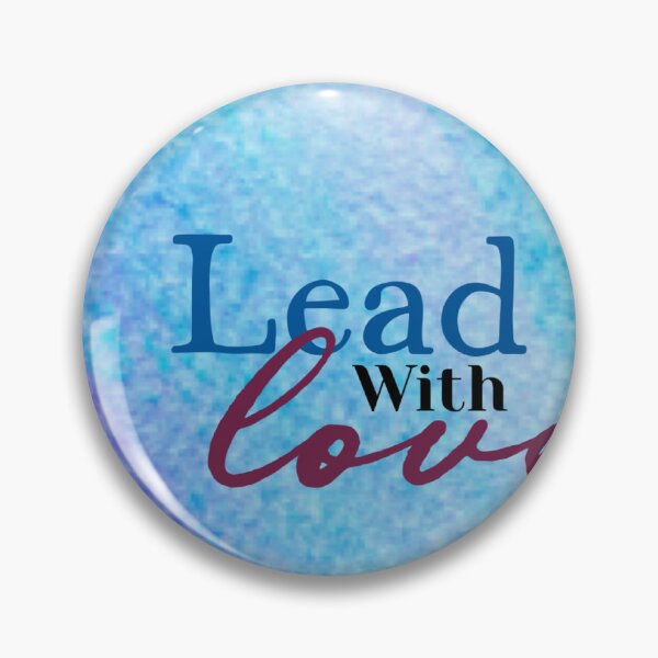 Item preview, lead with love, human made digital text art designed and sold by GiSilver.