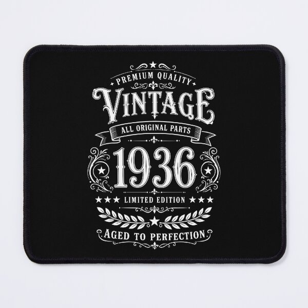 Item preview, 90th Birthday Vintage 1936 Retro Men Women Aged to Perfection designed and sold by G350.