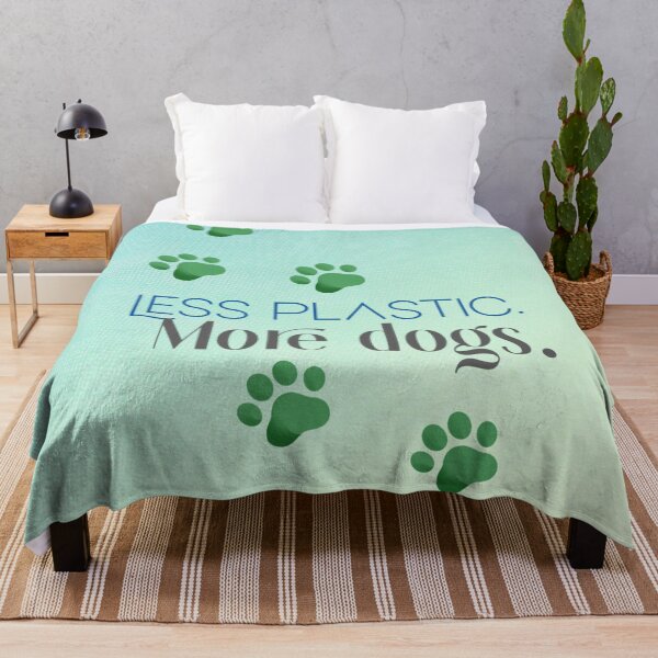 Item preview, less plastic more dogs designed and sold by GiSilver.