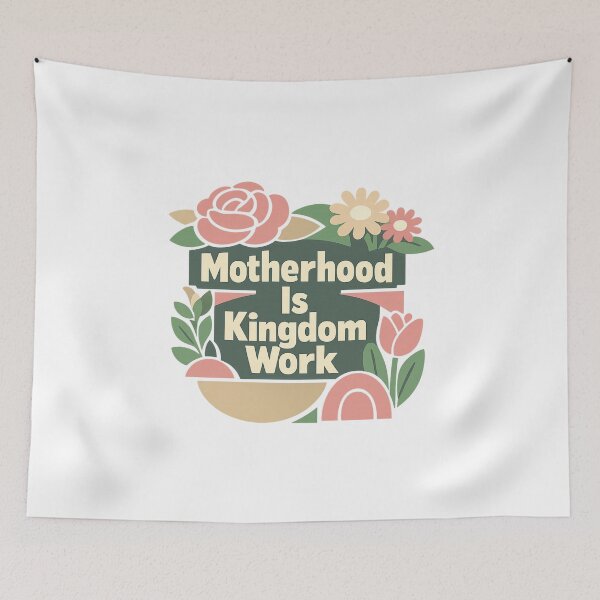 Item preview, Motherhood Is Kingdom Work designed and sold by LuveraxArt.