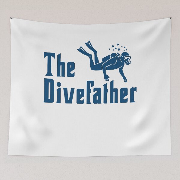 Item preview, The Divefather Funny Scuba Diver Dad Father's Day Gift designed and sold by gunaone-design.