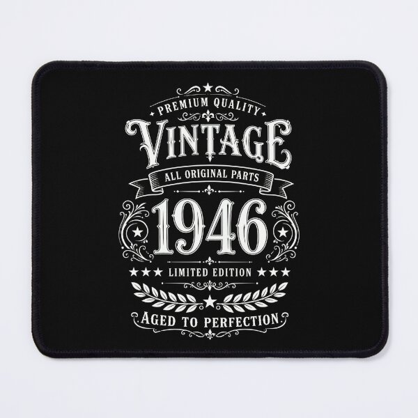 Item preview, 80th Birthday Vintage 1946 Retro Men Women Aged to Perfection designed and sold by G350.