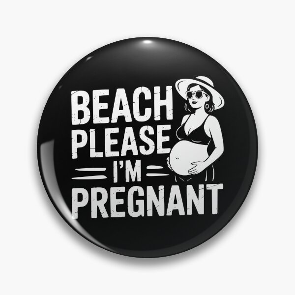 Item preview, Beach Please I’m Pregnant designed and sold by theartfulaspie.