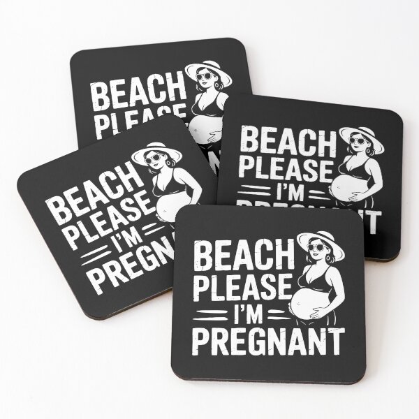 Item preview, Beach Please I’m Pregnant designed and sold by theartfulaspie.