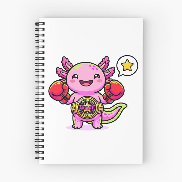 Item preview, Box Mexicano Cute Axolotl Boxer Art designed and sold by DuckOddity.