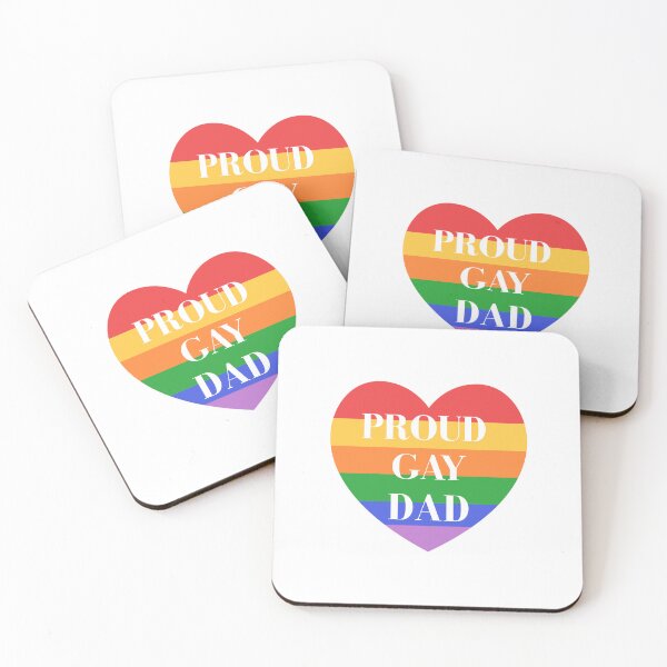 Item preview, Proud Gay Dad Pride Heart Design designed and sold by Kreativa1.