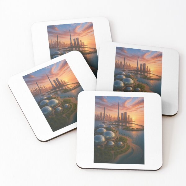 Item preview, Futurustic Megaprojects in The United Arab Emirates designed and sold by NeonSketch Lab.