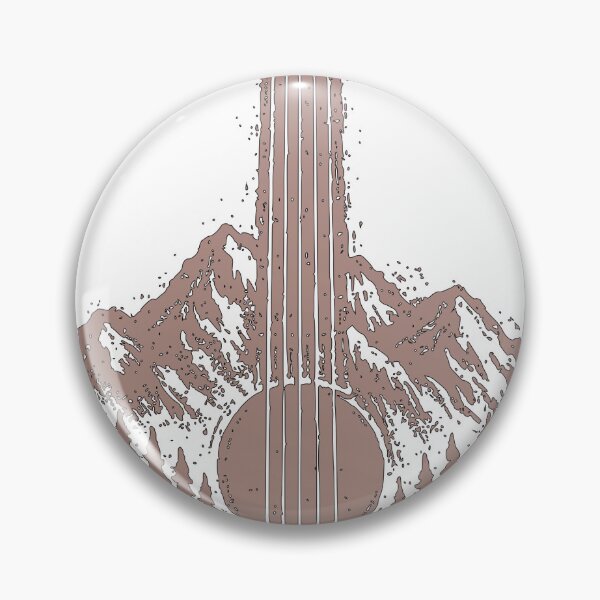 Item preview, Mountain Acoustic Guitar - Brushstroke Style. designed and sold by JUANYLEPRA84.