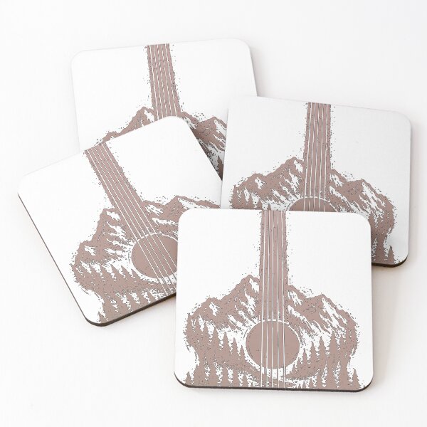 Item preview, Mountain Acoustic Guitar - Brushstroke Style. designed and sold by JUANYLEPRA84.