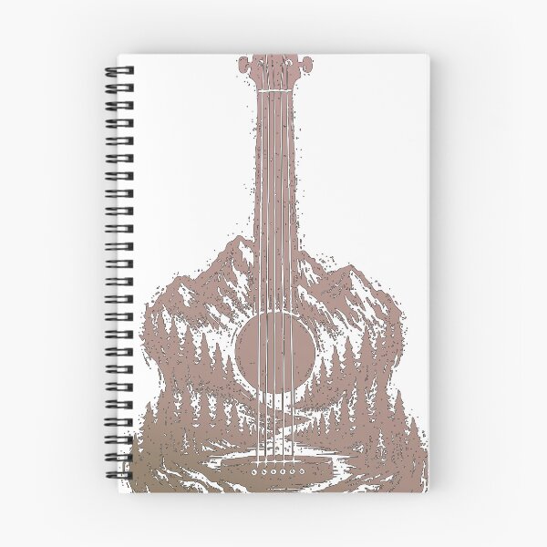 Item preview, Mountain Acoustic Guitar - Brushstroke Style. designed and sold by JUANYLEPRA84.