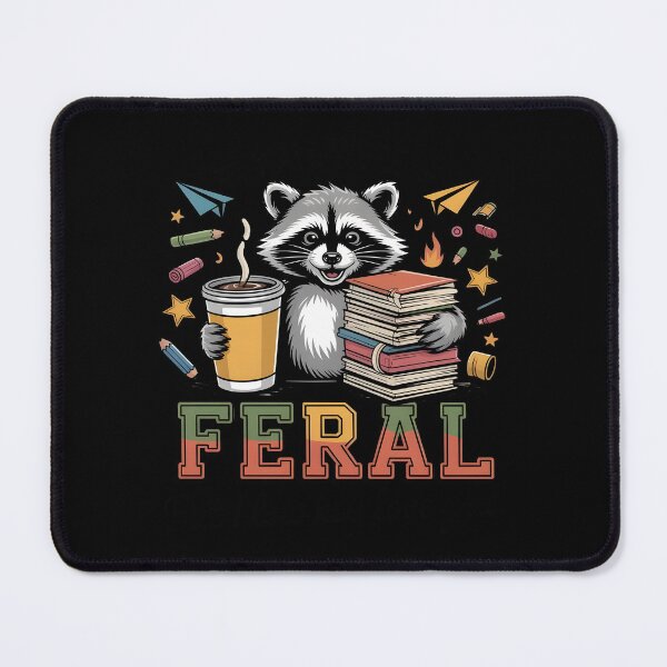 Item preview, Y’all Were Feral But I Low Key Love You Funny Retro Teacher Design designed and sold by Lina Caro.